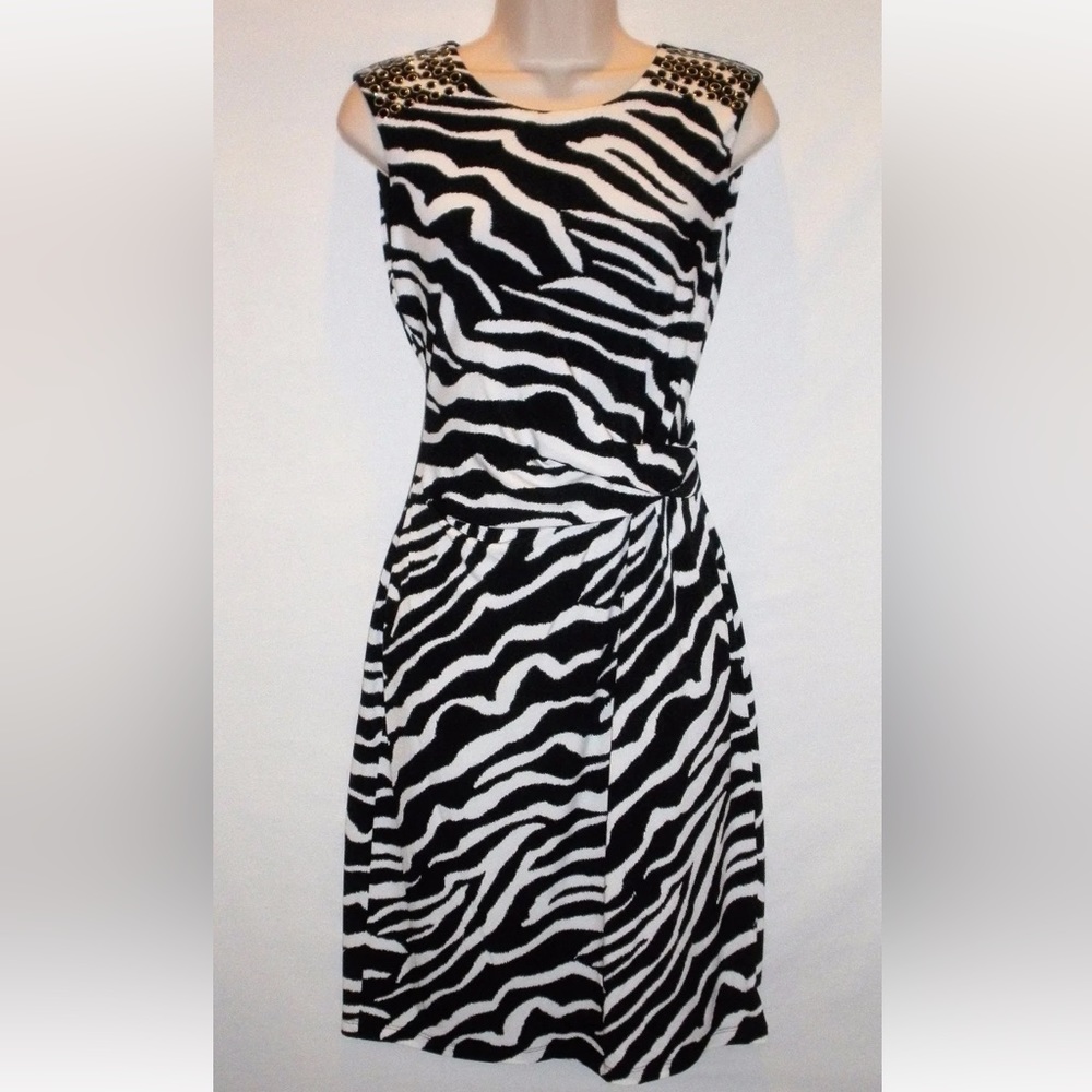Karl Lagerfeld Paris Black and White Dress - XL